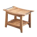 Blue Wave Teak Shower and Sauna Bench w/ Storage (SA5046)