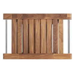 Blue Wave Teak Shower and Sauna Bench w/ Storage (SA5046)