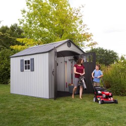 Lifetime 8x10 Outdoor Storage Shed Kit w/ Vertical Siding (60202)