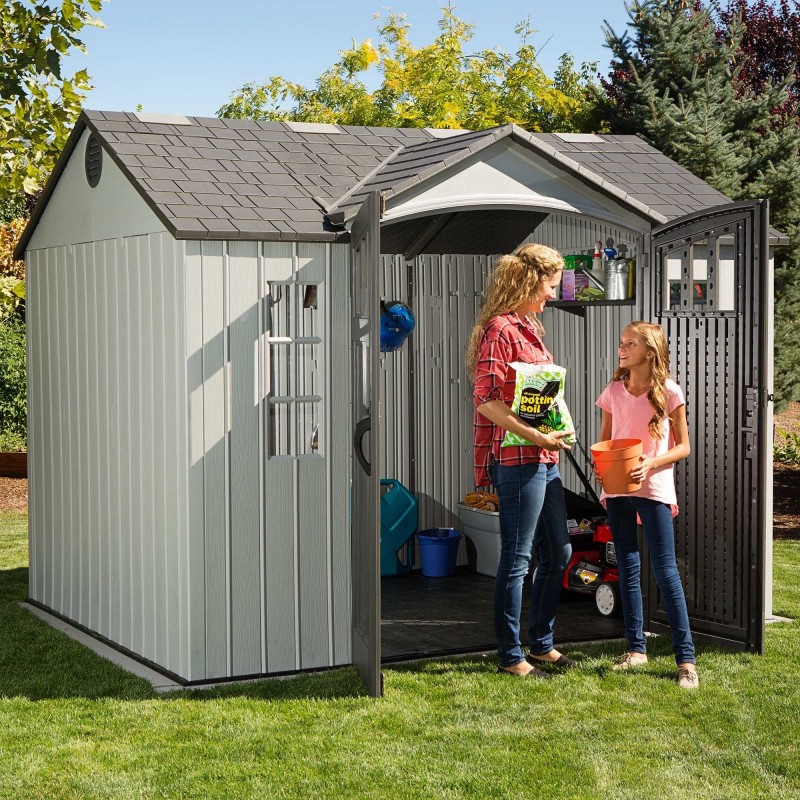 Lifetime 10x8 Outdoor Storage Shed Kit w/ Vertical Siding (60243)