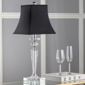 Safavieh Harlow 26.5-inch H Crystal Table Lamp Set of 2 - Clear/Black (LIT4048A-SET2)