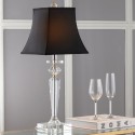 Safavieh Harlow 26.5-inch H Crystal Table Lamp Set of 2 - Clear/Black (LIT4048A-SET2)