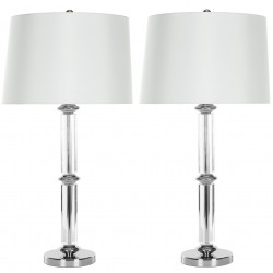Safavieh Vendome 28.5-inch H Crystal Table Lamp - Set of 2 (LIT4049A-SET2)