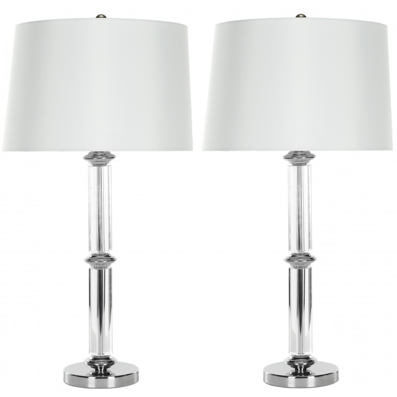 Safavieh Vendome 28.5-inch H Crystal Table Lamp - Set of 2 (LIT4049A-SET2)