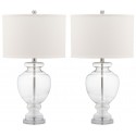 Safavieh Morocco Clear 27-inch H Glass Table Lamp - Set of 2 (LIT4052B-SET2) Safavieh Morocco Clear 27-inch H Glass Table Lamp - Set of 2 (LIT4052B-SET2)