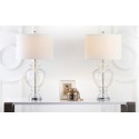 Safavieh Morocco Clear 27-inch H Glass Table Lamp - Set of 2 (LIT4052B-SET2)