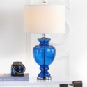 Safavieh Morocco Navy 27-inch H Glass Table Lamp - Set of 2 (LIT4052D-SET2)