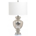 Safavieh Morocco Mercury 27-inch H Glass Table Lamp Set of 2 - Silver/Ivory (LIT4052E-SET2)