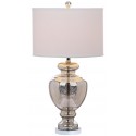 Safavieh Morocco Mercury 27-inch H Glass Table Lamp Set of 2 - Silver/Ivory (LIT4052E-SET2)