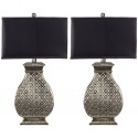 Malaga 29-inch H Silver Table Lamp