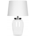 Evan Fillable Glass 22.5-inch H Clear Table Lamp