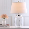 Evan Fillable Glass 22.5-inch H Clear Table Lamp