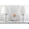 Evan Fillable Glass 22.5-inch H Clear Table Lamp
