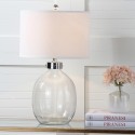 Neville 26-inch H Clear Glass Table Lamp