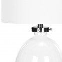 Neville 26-inch H Clear Glass Table Lamp