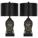 Golden 25-inch H Buddha Table Lamp