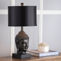Golden 25-inch H Buddha Table Lamp