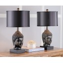 Golden 25-inch H Buddha Table Lamp