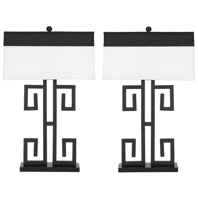 Greek 28-inch H Key Table Lamp