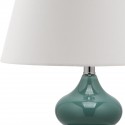 Safavieh Eva 24-inch H Double Gourd Glass Lamp Set of 2 - Marine Blue/Off-White (LIT4086C-SET2)