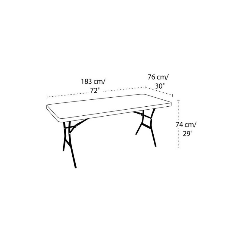Lifetime 24-Pack 6 ft. Light Commercial Grade Tables - White (2924) Lifetime 24-Pack 6 ft. Light Commercial Grade Tables - White (2924)