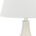 Safavieh Amy 24-inch H Gourd Glass Lamp Set of 2 - White/Off-White (LIT4087A-SET2)