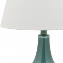 Safavieh Amy 24-inch H Gourd Glass Lamp Set of 2- Marine Blue/Off-White (LIT4087C-SET2)