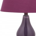 Safavieh Cybil 26-inch H Double Gourd Lamp Set of 2 - Dark Purple (LIT4088K-SET2)