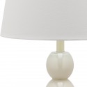 Safavieh Jayne 26.5-inch H Three Sphere Glass Lamp Set of 2 - Light Grey/Off-White (LIT4089F-SET2)