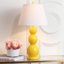 Safavieh Jayne 26.5-inch H Three Sphere Glass Lamp Set of 2 - Yellow/Off-White (LIT4089H-SET2)