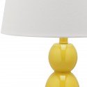 Safavieh Jayne 26.5-inch H Three Sphere Glass Lamp Set of 2 - Yellow/Off-White (LIT4089H-SET2)