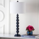 Safavieh Jenna 31.5-inch H Stacked Ball Lamp - Navy/Off-White (LIT4090B-SET2)