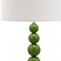 Safavieh Jenna 31.5-inch H Stacked Ball Lamp Set of 2 - Green/Off-White (LIT4090G-SET2)