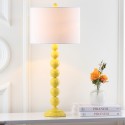 Safavieh Jenna 31.5-inch H Stacked Ball Lamp Set of 2 - Yellow/Off-White (LIT4090H-SET2)