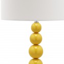 Safavieh Jenna 31.5-inch H Stacked Ball Lamp Set of 2 - Yellow/Off-White (LIT4090H-SET2)