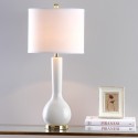 Safavieh Mae 30.5-inch H Long Neck Ceramic Table Lamp - Set of 2 - White (LIT4091A-SET2)