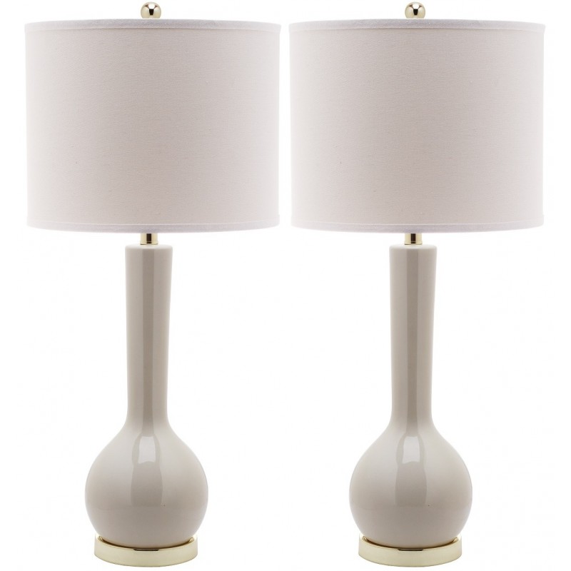 Mae 30.5-inch H Long Neck Ceramic Table Lamp