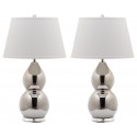 Safavieh Jill 26.5-inch H Double- Gourd Ceramic Lamp - Set of 2 (LIT4093M-SET2)