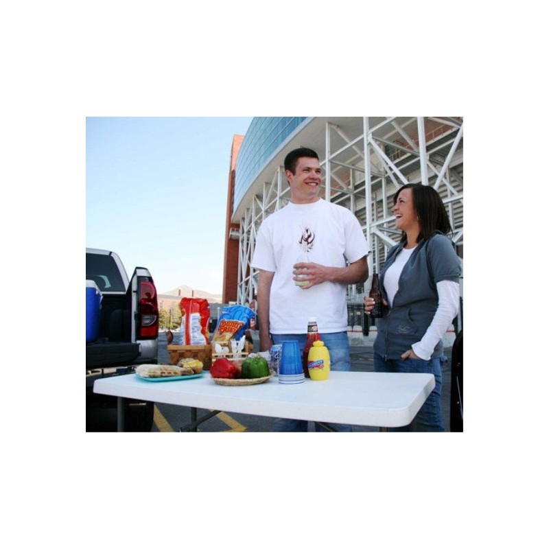 Lifetime 24-Pack 4 ft. Light Commercial Table - White (2940)