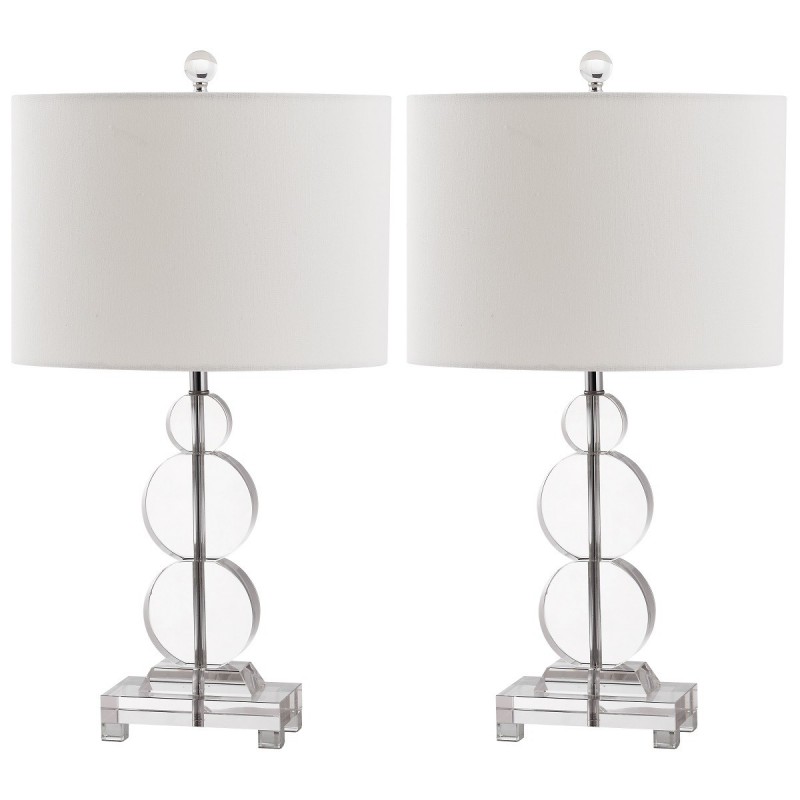 Safavieh Moira 22.5-inch H Crystal Table Lamp - Set of 2 - Clear (LIT4097A-SET2)