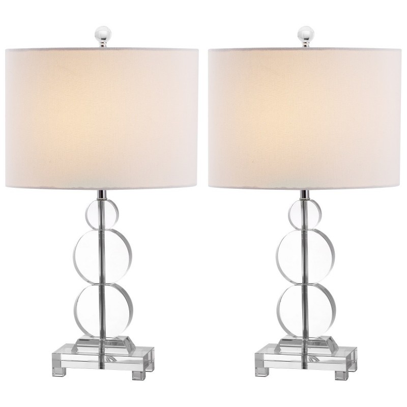 Safavieh Moira 22.5-inch H Crystal Table Lamp - Set of 2 - Clear (LIT4097A-SET2)