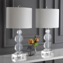 Safavieh Moira 22.5-inch H Crystal Table Lamp - Set of 2 - Clear (LIT4097A-SET2)