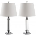 Safavieh Zara 24-inch H Crystal Table Lamp - Set Of 2 - Clear/Off-White (LIT4098A-SET2)