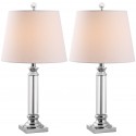 Safavieh Zara 24-inch H Crystal Table Lamp - Set Of 2 - Clear/Off-White (LIT4098A-SET2)