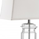 Safavieh Olympia 24-inch H Crystal Table Lamp Set of 2 - Clear/Off-White (LIT4099A-SET2)