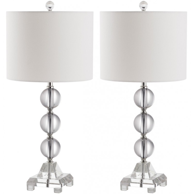 Safavieh Fiona 23.5-inch H Crystal Table Lamp - Set of 2 - Clear (LIT4100A-SET2)