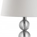 Safavieh Millie 26.5-inch H Crystal Ball Table Lamp - Set of 2 - Clear/Off-white (LIT4102A-SET2)