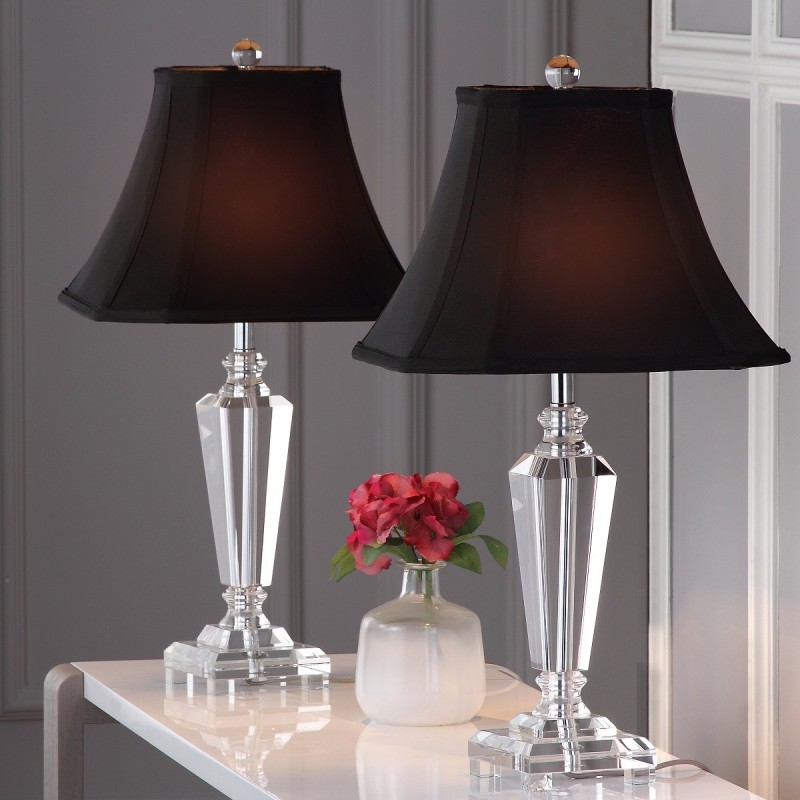 Lilly 24.5-inch H Crystal Table Lamp