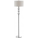 Safavieh Pippa 61-inch H Glass Globe Floor Lamp - Clear/Black (LIT4105A)