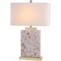 Safavieh Tory 24.5-inch H Shell Table Lamp - Set of 2 - Cream/White (LIT4107A-SET2)